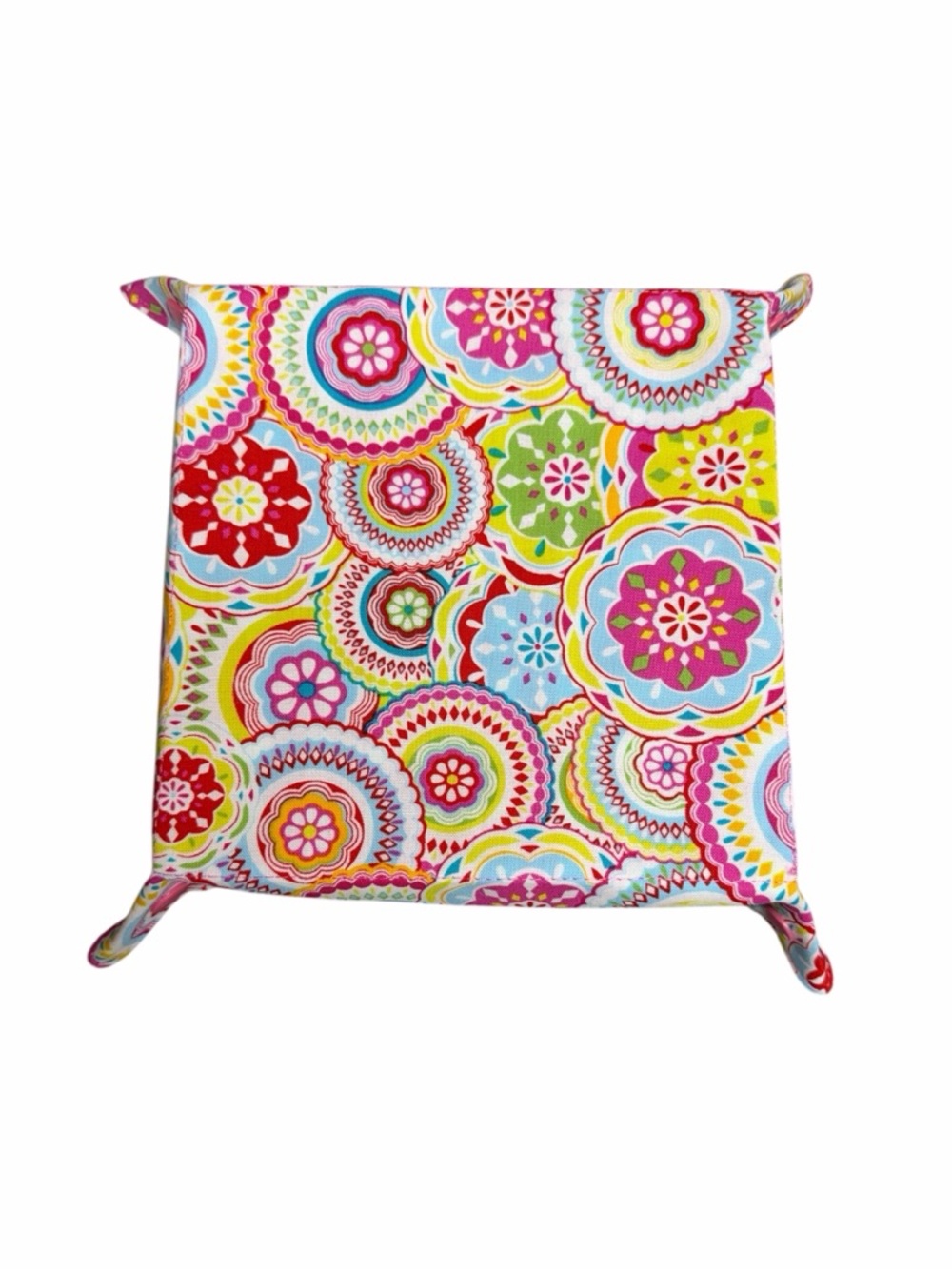 Hand Crafted Snap Tray and Small ORT Catcher Fabric Notion & Thread Catch All - Picture 11 of 15
